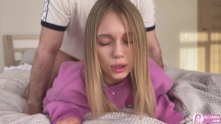 Русское порно с сексом боком